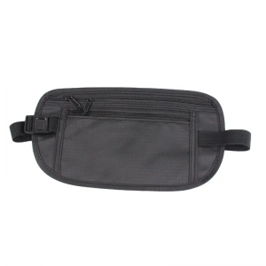 Anti-Theft Travel cell phone mini waist pouch bag custom logo ultra-thin Secret Hide belt Wallet Money Waist Bag para sa mga lalaki nga babaye