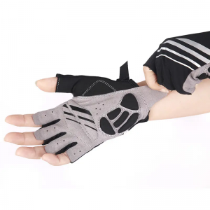 Дишащи ръкавици за колоездене Тренировъчни фитнес ръкавици Извън езда Женски велосипедни ръкавици с половин пръст