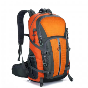 Backpack tal-mixi ta 'barra 40L irġiel u nisa jivvjaġġaw backpack custom LOGO backpacks sportivi każwali