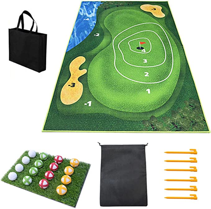 ເກມ Golf Mats,Golf Practice Mats Indoor Outdoor Outdoor Stick Chip Game