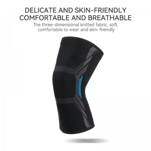Zakázkové designové strečové pletené basketbalové chrániče kolen jezdecké sportovní podpory kolen