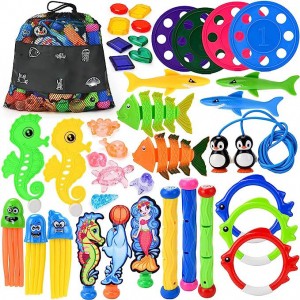Diving Toys 40 Pieces Children's Underwater Pool Toys