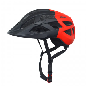 Pabrik terlaris grosir perlindungan olahraga helm sepeda mtb listrik kustom helm sepeda bersepeda dengan lampu LED untuk dewasa