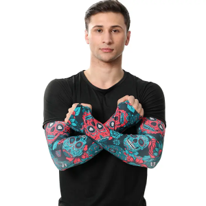 OEM Breathable Arm Sleeves Sun Protection Men Cover Custom Compression Printed Sport Arm Sleeves Para sa Cycling Golf