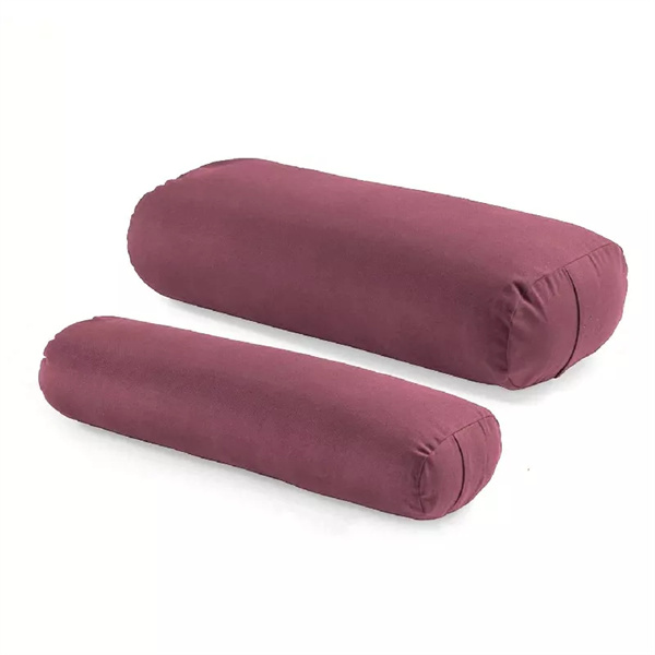 Firm Quality Eco Friendly Cotton Organic Yoga Bolster Eco Kapok Rectangle Large Yoga Pillow Bolster