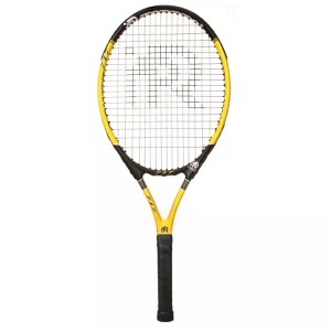 Vizualizați imaginea mai mare Partajați Vânzări directe din fabrică Rachete de tenis unisex galbene cu acoperire completă Rachetă de tenis cu asigurare a calității
