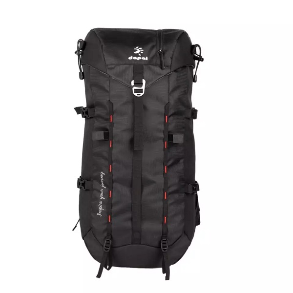 Bolsa de viaje ligera impermeable negra de 40 litros personalizada Mochila CAMP de montaña para escalada, senderismo, trekking