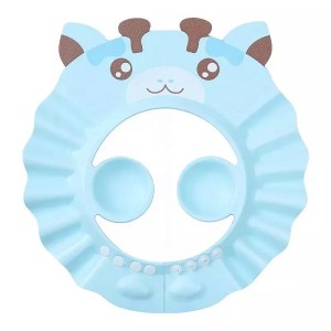 Állítható baba úszókalap sampon fürdőzuhany sapka vastag rajzfilmmosó hajvédő pajzs 0-6 gyerek számára