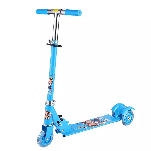 Хятадын үйлдвэр хямд үнээр гурван дугуйт тоглоомын скутер хүүхдийн тохируулгатай хүүхдийн хөлтэй скутер