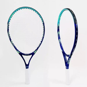Factory wholesale OEM vana composite tennis racket hunyanzvi kudzidzisa junior tennis racquet yekudzidzira saizi 23 25 inch