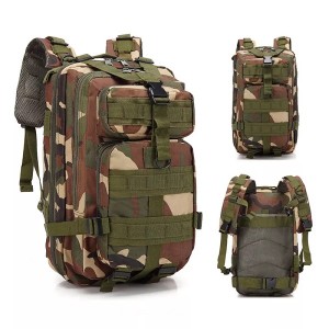 Bejgħ bl-ingrossa 3P Outdoor Sports Backpack Trekking Travel Rucksack Camouflage Backpack