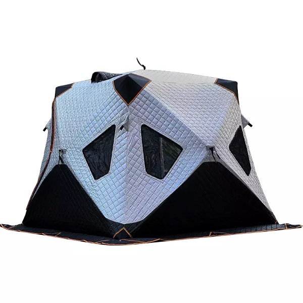 Winpolar Tent Vintra Subĉiela Tendara Tendo Portebla 4 Person Pop up Glacia Fiŝkapta Tendo
