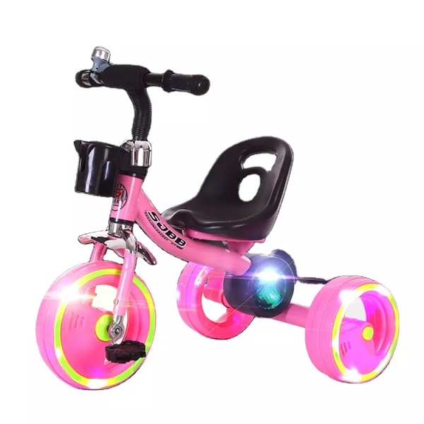 Új divatos baba tricikli acél gyerek tricikli zenével/műanyag tricikli gyerekeknek 1-6 éves korig/olcsó baba mini bicikli kerékpár tricikli