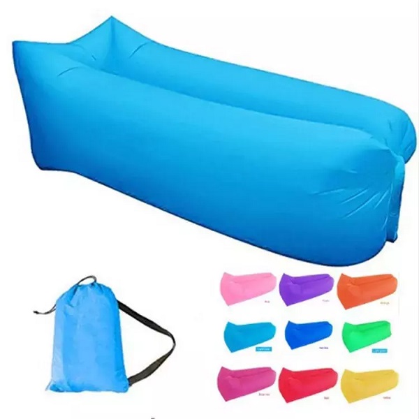 Amazon Selling Camping Beach Air Sofa Outdoor Lazy Bag Snabb Uppblåsbar Air Sovsäck