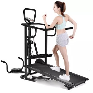 2021 Hot Sale Home Fitness Kiwanda Bei Folding Multifunction Manual Treadmill