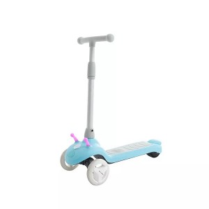 Fabricante Deseño plegable Merca xoguetes de tres rodas, patinete eléctrico para nenos para nenos