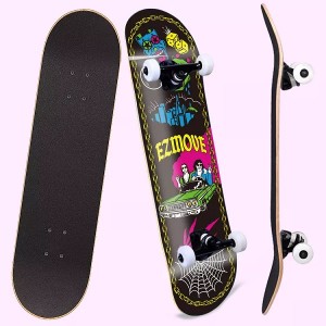 Manifattur ta 'skateboards 7 Ply Maple Kanadiżi Tlesti Skate Board Gverta Patinetas