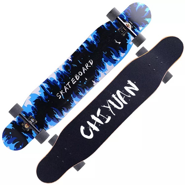 Zhoya Hot Seller Skateboard Custom And Professional Road Dance Board Longboard Quad Skateboard 4 Wheels