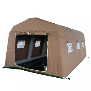 Hurtig montering Bærbar oppustelig luftrørramme Campingtelt Camping oppusteligt telt 5 mands person til ture