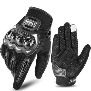 SUOMY guantes de moto de verano con pantalla táctil dedos completos carreras escalada ciclismo equitación deporte a prueba de viento luvas de motocross Luvas
