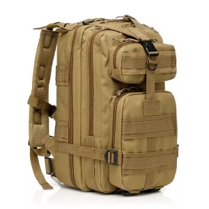 25L-es taktikai hátizsák Hegymászó kemping sportturizmus kültéri hátizsák táska