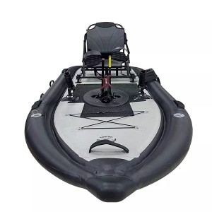 Penjualan panas inflatable pedal kayak pedal sup fishing drive sistem 12ft foot-pedal-kayak
