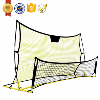 Pitch Adjustable Balik Portabel Backstop Goal Target Football Soccer Rebounder Net