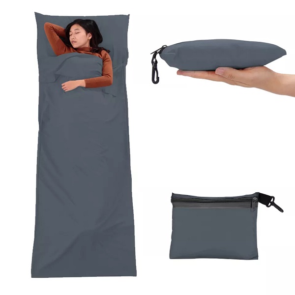 Vuxen sovsäck för utomhusresor Hotell Pure Cotton Ultralight Envelope Portabel sanitetsväska