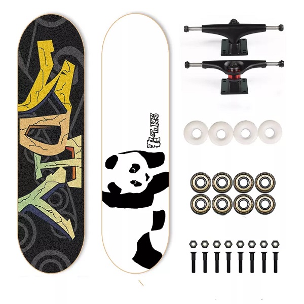 Skateboard-uri cu bandă de prindere OS780, impermeabilă, personalizată, de 33 inch, cu instrument pentru skateboard