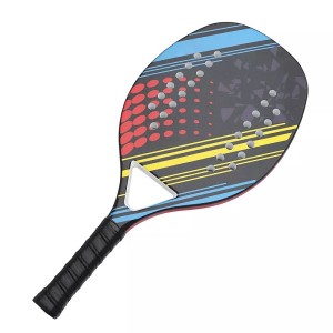 Raketi ya nje ya Paddle Beach Tennis Racket ya Carbon Fiber Power Tennis Paddle hisa raketi za tenisi za ufukweni