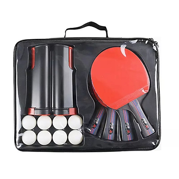 Personalizați set împachetat rachetă de pingpong. Vânzarea fierbinte cu ridicata profesională din lemn pentru tenis de masă