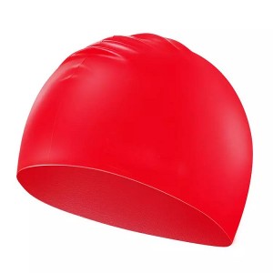 Силиконова плувна шапка за възрастни мъже и жени водоустойчиви протектори за уши професионални и удобни