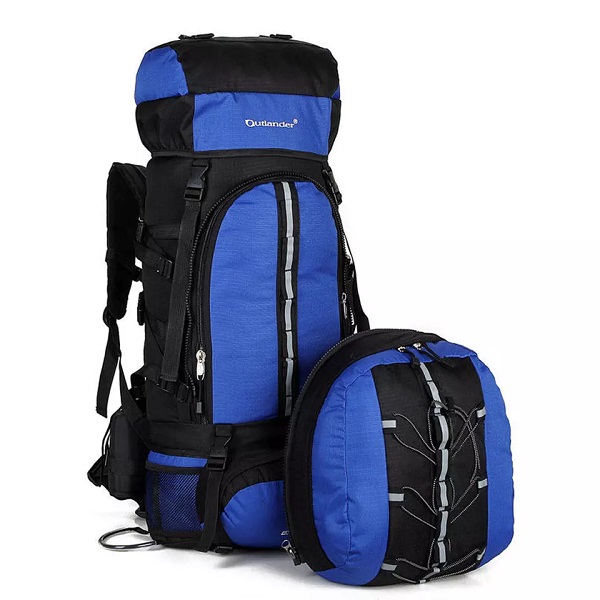 Multifunkční černá vodotěsná taška Softback Camping Outdoor Turistické batohy