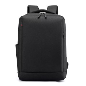 Kustom oem tahan air Nilon 15.6 inch Komputer pria bisnis tas kuliah Slim travel mochilas laptop ransel dengan usb