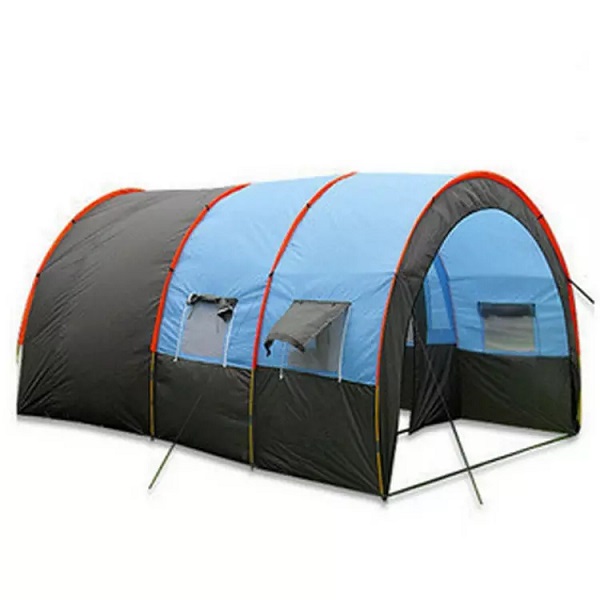 אוהל קמפינג גדול 5-8 אנשים אוהל מנהרה אוהלים משפחתיים חיצוניים