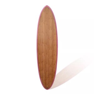 Wood Veneer Short Surfboard 6'2*21 3/4″ * 2 3/4″ yakakwirira Kuita EPS furo musimboti epoxy Surf Board