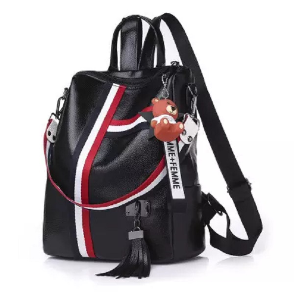Ang backpack nga mga babaye 2022 bag-ong Korean print multi-purpose single shoulder schoolbag dako nga kapasidad sa gawas nga travel backpack