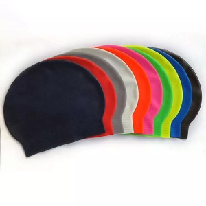 לוגו מותאם אישית מודפס כובע ים לטקס כובע שחייה לטקס כובע שחייה