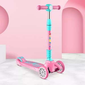 Amazon cho vann 2022 pi bon kalite 3 nan 1 ti bebe timoun scooter tricycle ak chèz