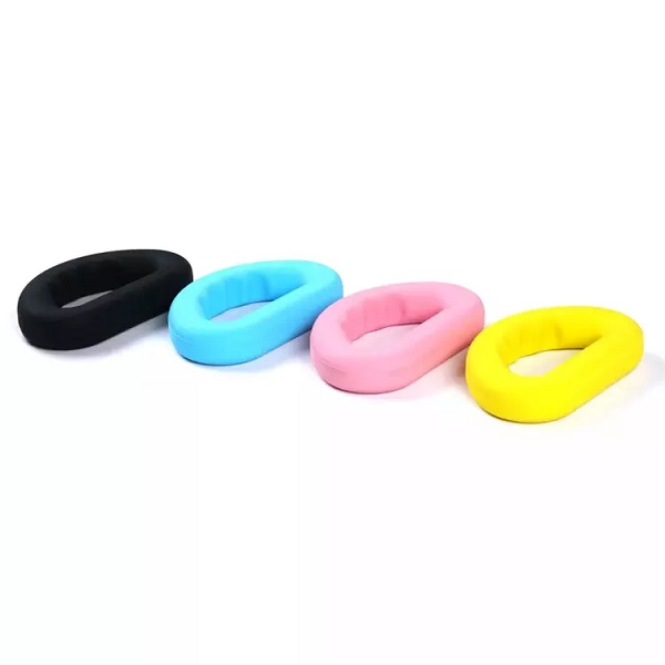 Mancuernas en forma de D de cor Conxuntos de mancuernas de silicona para mulleres e nenos Mancuernas coloridas para ximnasio de ioga