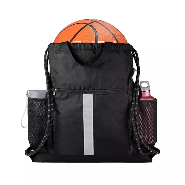 Rucksack mit Kordelzug, Sport- und Sporttasche mit Schuhfach und zwei Wasserflaschenhaltern