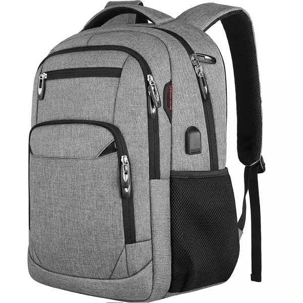 LIBRENG SAMPLE Anti Theft Slim Durable Laptops Backpack Computer Bag para sa Babae at Lalaki Business Travel Laptop Backpack