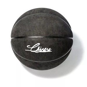 Leather Dhizaini Logo Basketball Yakagadzirirwa Mune Bulk