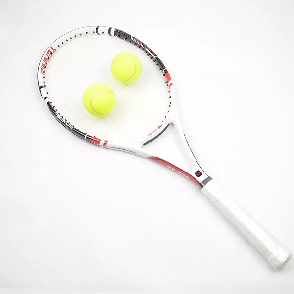 Grafito osoko 95 hazbete koadroko buruaren tamainako teniseko erraketa profesional/tenis batea