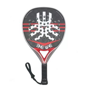 BEWE 2021 Tshiab Tsim 3D Pearl Watermark Padel Tennis Racket Custom Professional 18K Carbon Padel Racket