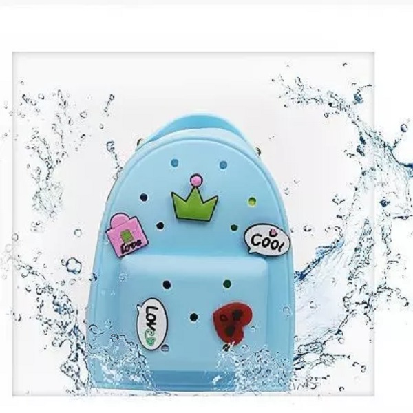 bombona u boji crtaća značka slatki krok ruksak ženski putni ruksak za slobodno vrijeme Dječji silikonski ruksak