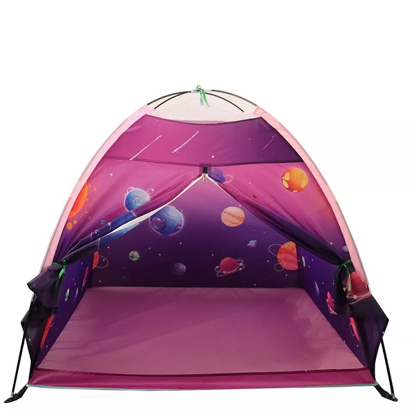 Mehanoang Playhouse Outdoor Family Tente Bapala Toy Tente Sleepover Kids Castle Tent Bakeng sa Bana