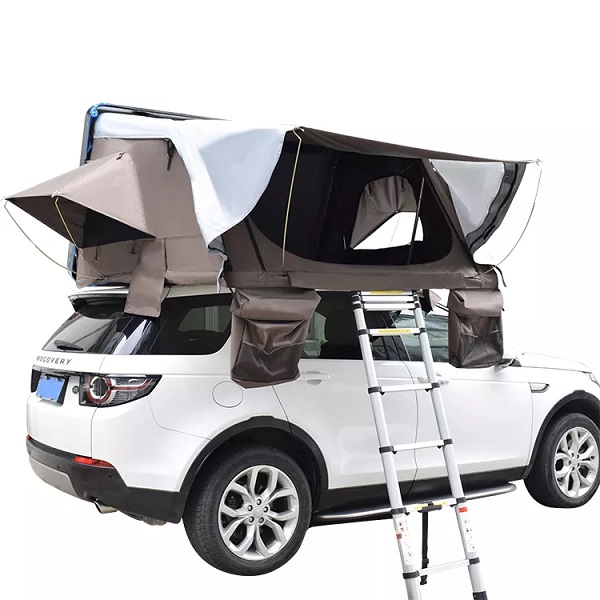 Tenda atap off-road 4x4 Mobil petualangan Tenda atap penahan beban aluminium cangkang keras