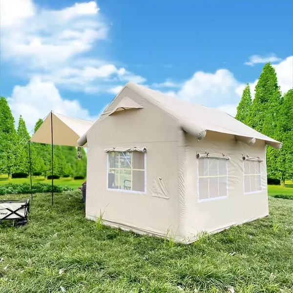Tente e Hlollang ka Potlako ea ho Theha Air Tente Sebaka se Seholo sa Oxford Tente e Inflatable Camping Tente Bakeng sa Batho ba 5-8