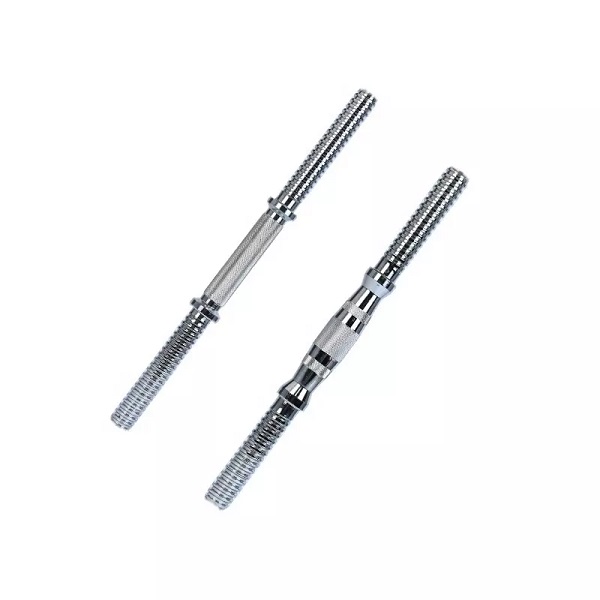 ڪسٽم/ٿورڪ اعليٰ معيار جي ڊمبل لوازمات اليڪٽروپليٽنگ مٿاڇري 35cm/40cm/45cm dumbbell connect stick/Dumbell Rod